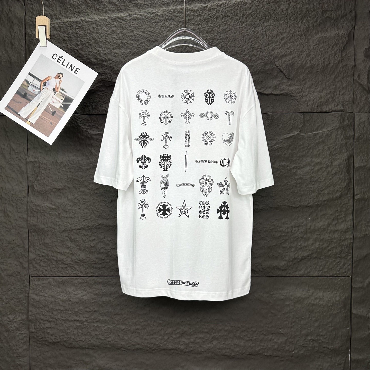 [CHROM HEARTS -크롬하츠] 크롬하츠 24ss 코튼 티셔츠 화이트