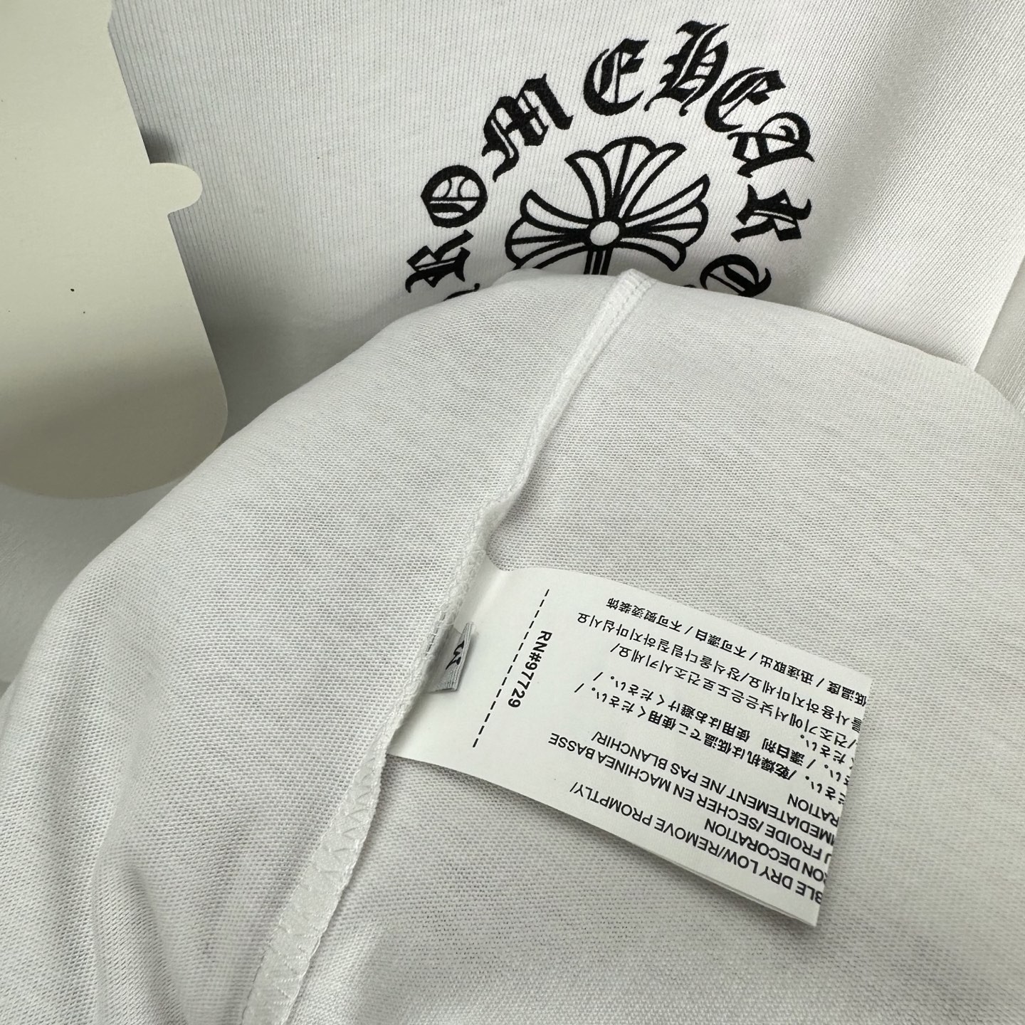 [CHROM HEARTS -크롬하츠] 크롬하츠 24ss 코튼 티셔츠 화이트