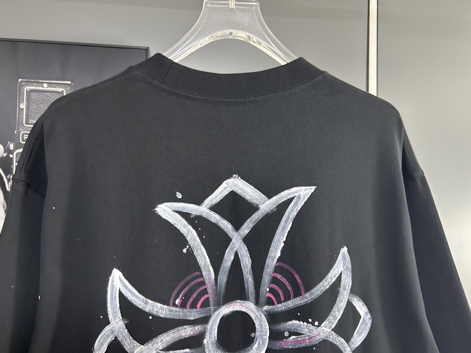 [CHROM HEARTS -크롬하츠] 크롬하츠 24SS 십자로고 스틸로고 티셔츠