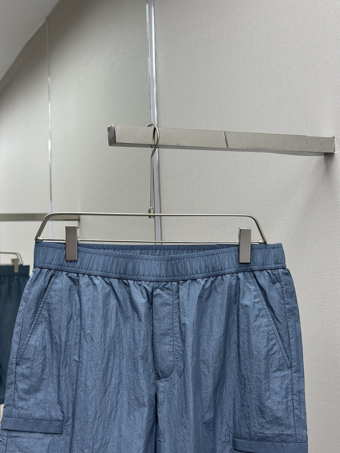 [STON ISLAND -스톤아일랜드] 스톤아일랜드 메탈 스윔 숏츠 블루 그레이