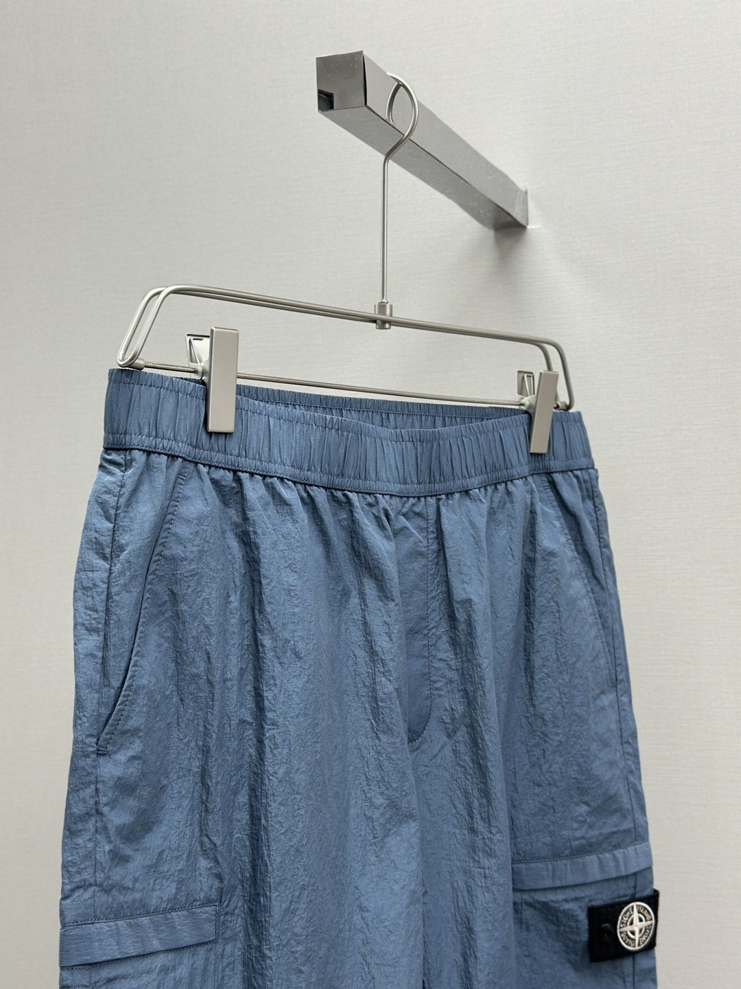 [STON ISLAND -스톤아일랜드] 스톤아일랜드 메탈 스윔 숏츠 블루 그레이