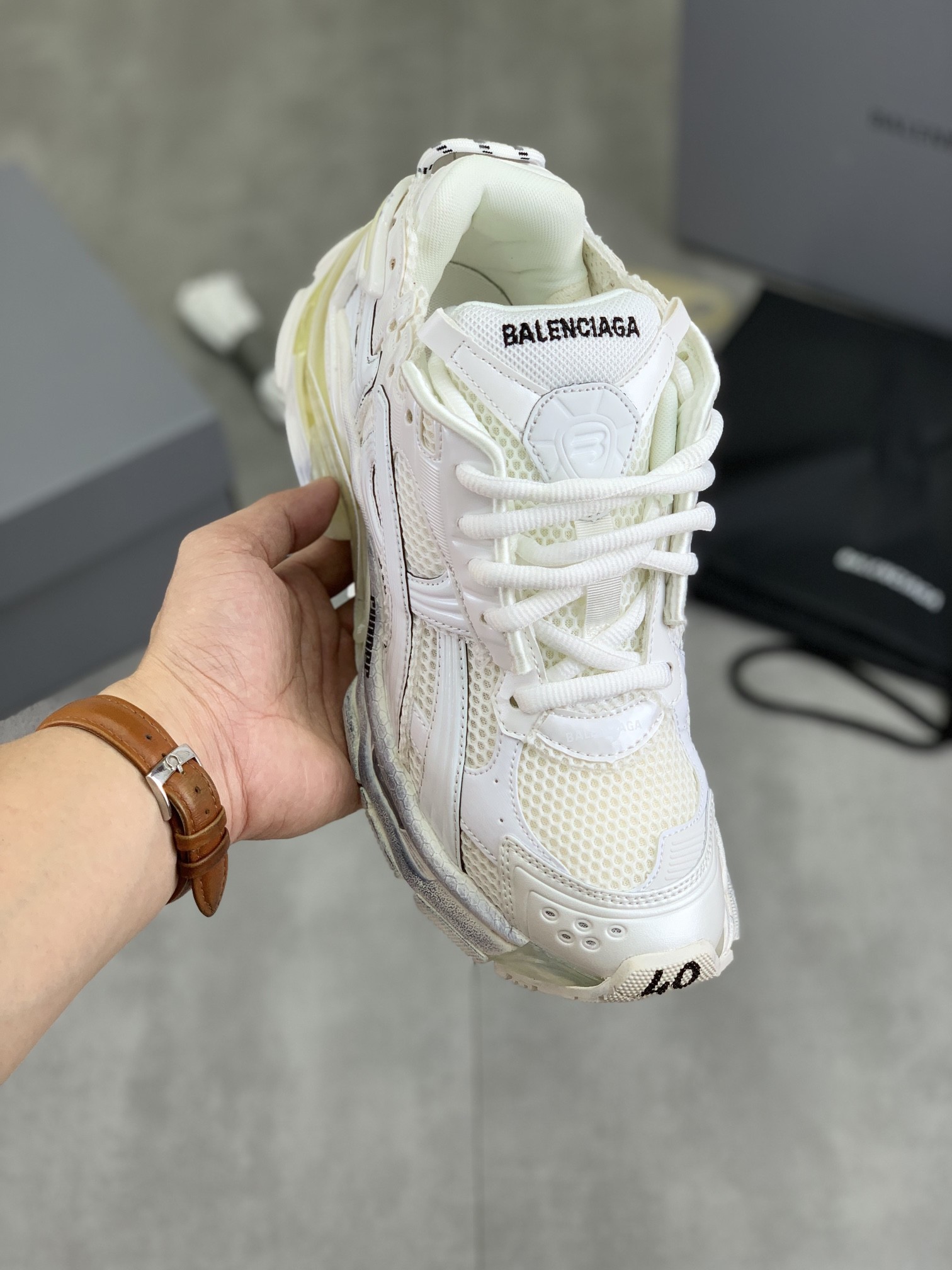 [BALENCIAGA-발렌시아가] 발렌시아가 남성 러너 로우탑 스니커즈