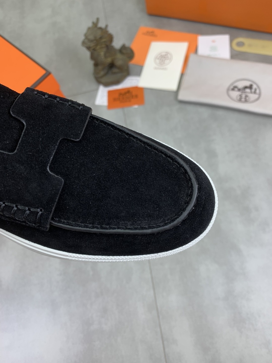 [HERMES-에르메스]  에르메스 컴포트 로퍼 블랙