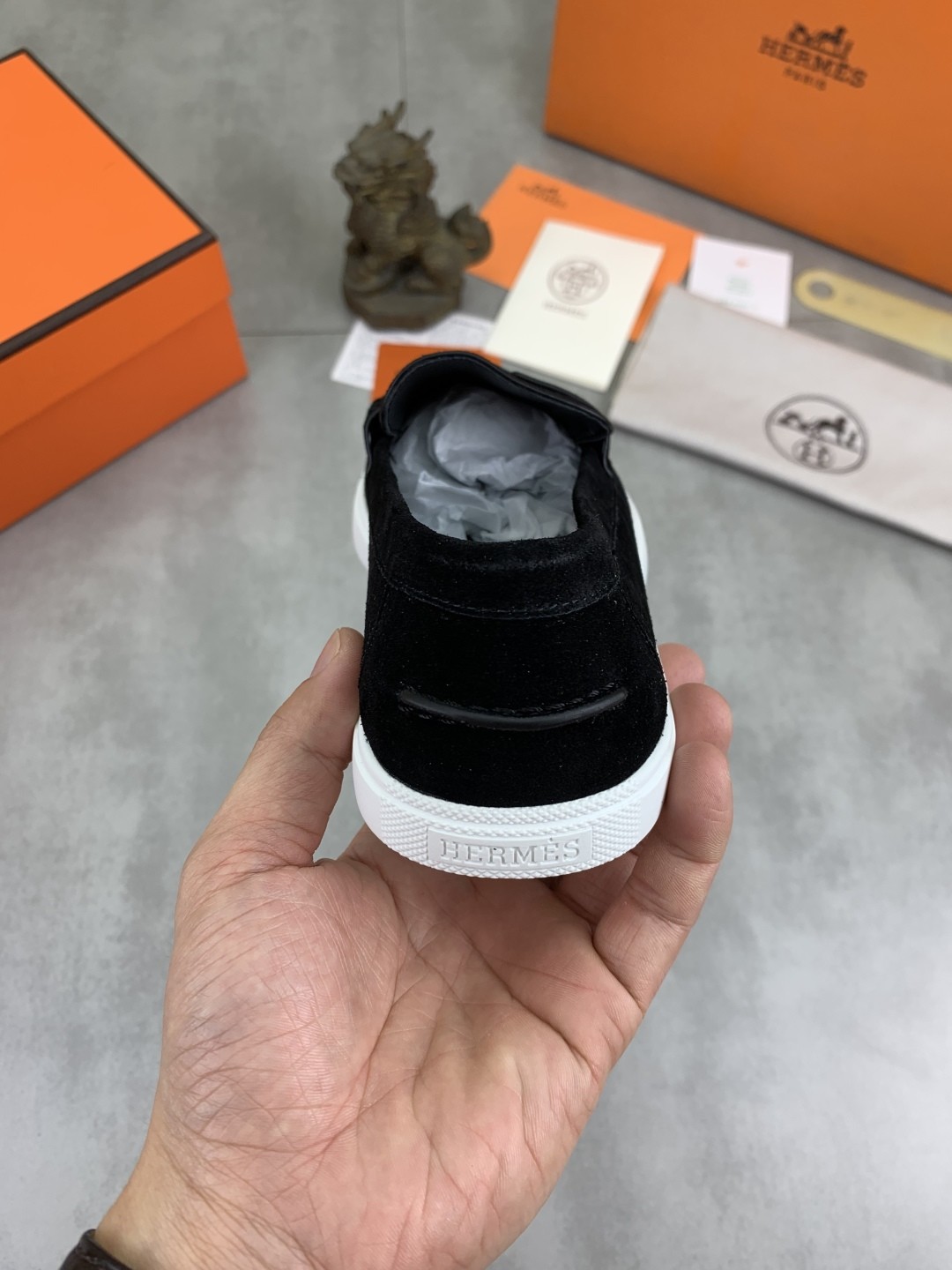 [HERMES-에르메스]  에르메스 컴포트 로퍼 블랙