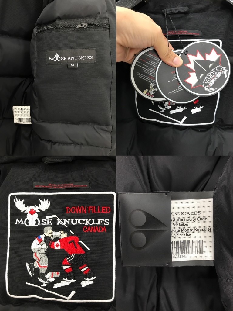 [Moose knuckles -무스너클 ] 무스너클 쓰리쿼터 버클 패딩
