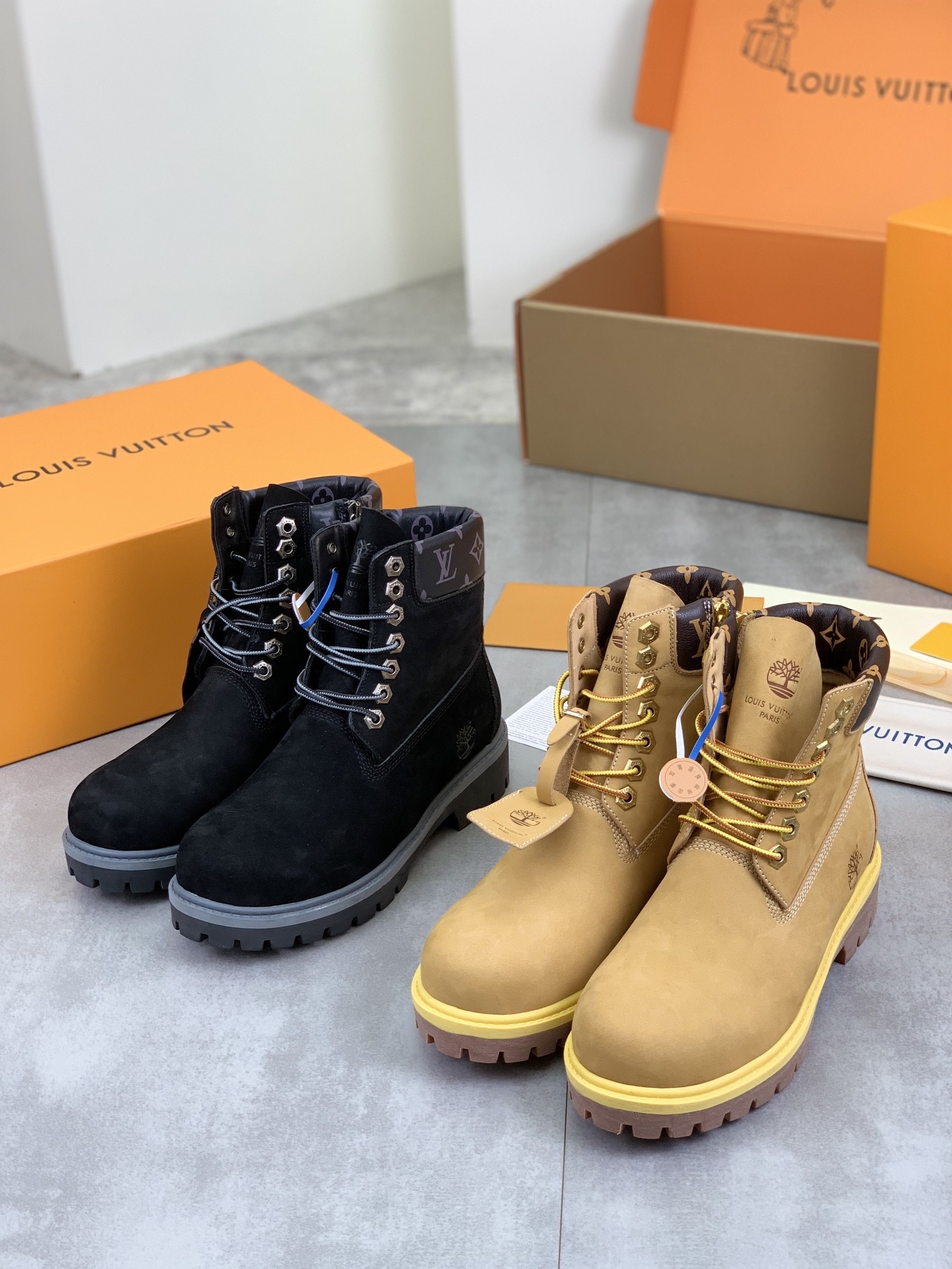 [LOUIS VUITTON-루이비통] 루이비통 프리미엄 워커 부츠 블랙