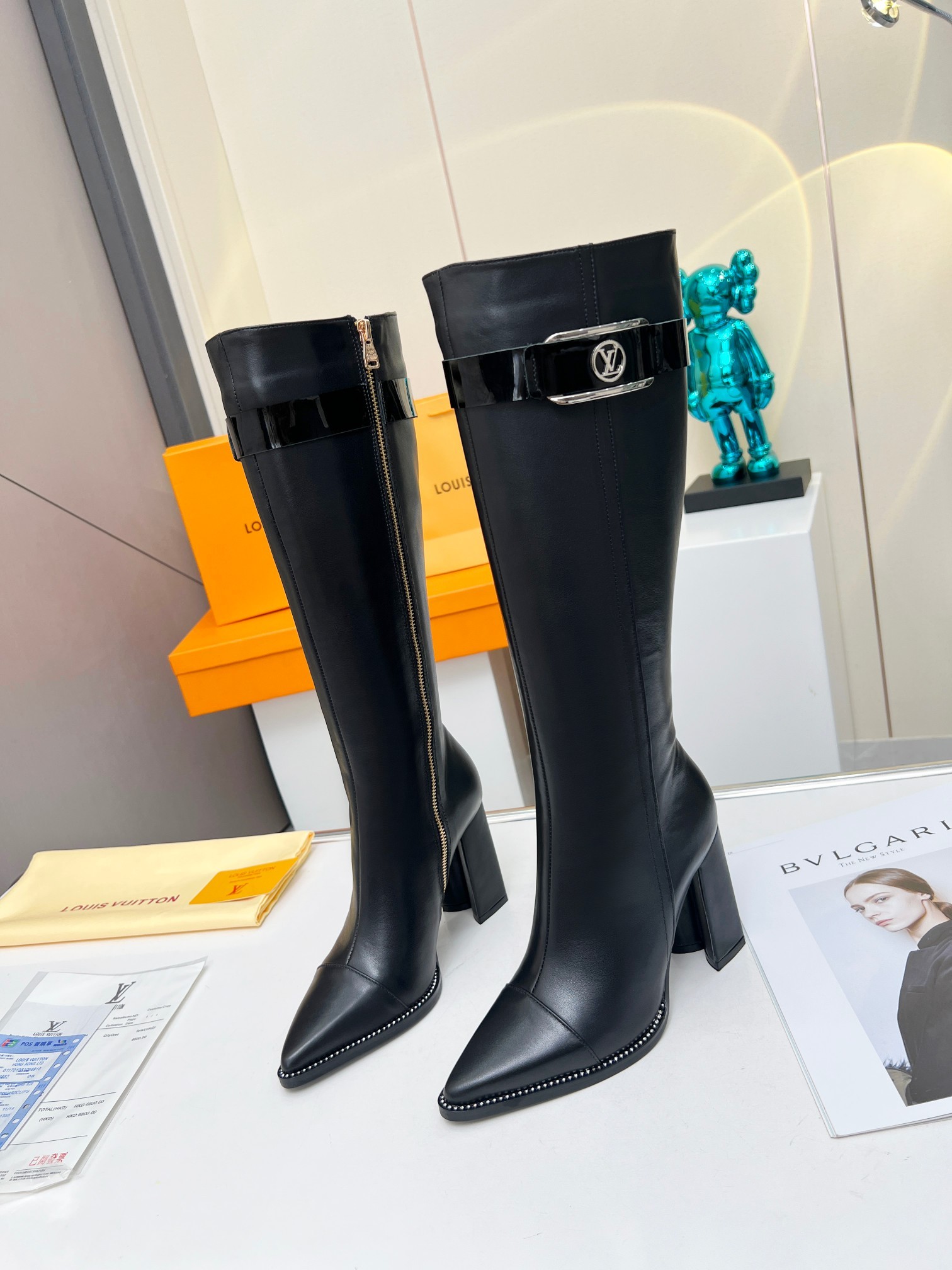 [LOUIS VUITTON-루이비통] 루이비통 지퍼 롱 부츠