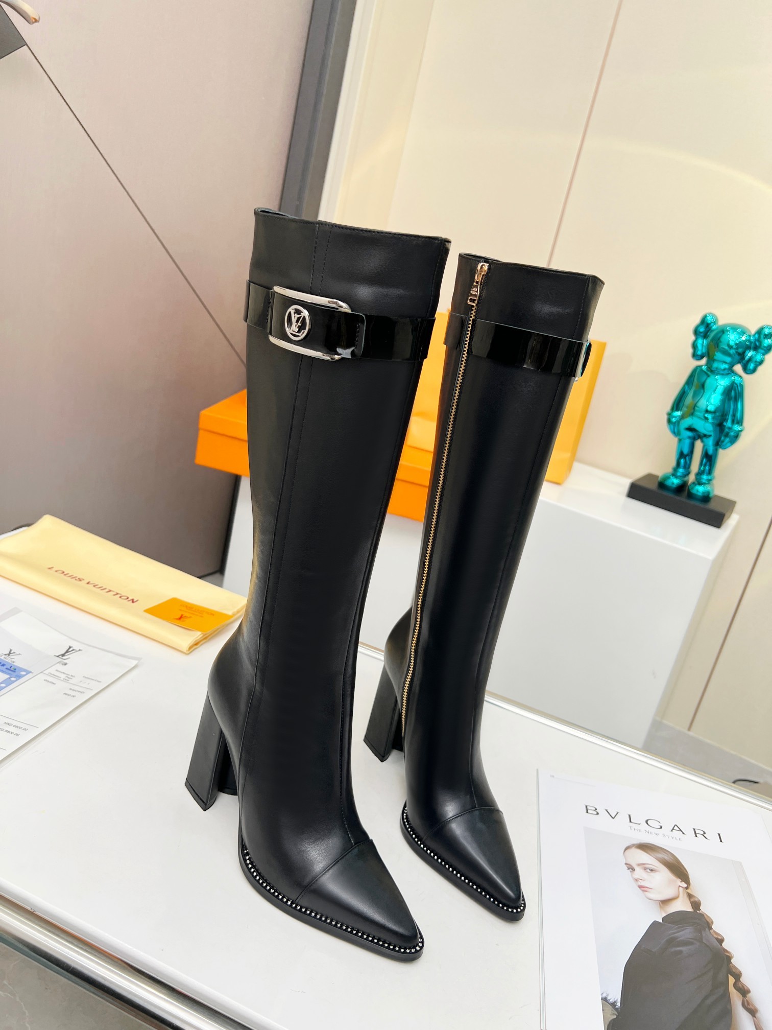 [LOUIS VUITTON-루이비통] 루이비통 지퍼 롱 부츠