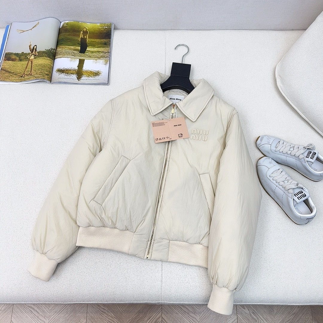 [MIU MIU-미우미우] 미우미우  봄버 자켓