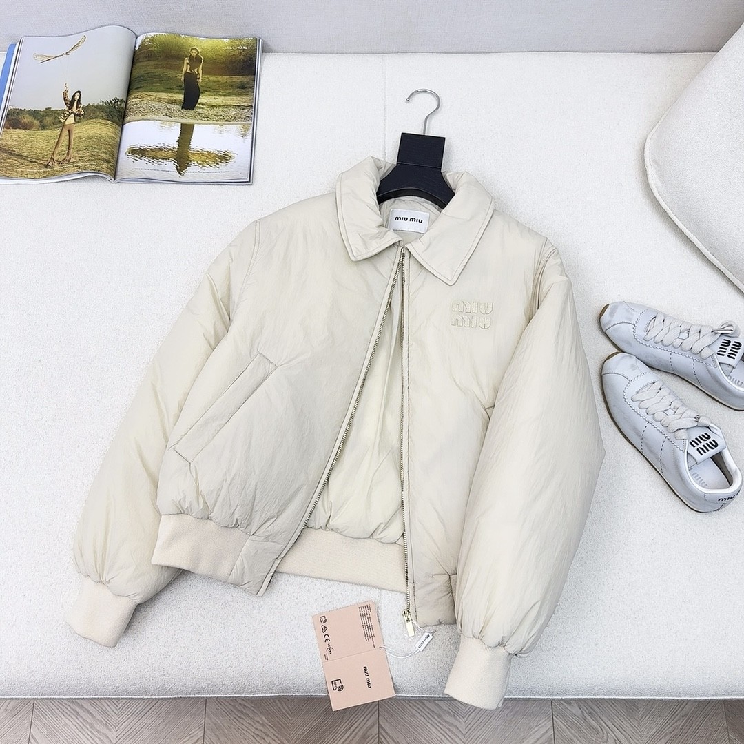 [MIU MIU-미우미우] 미우미우  봄버 자켓