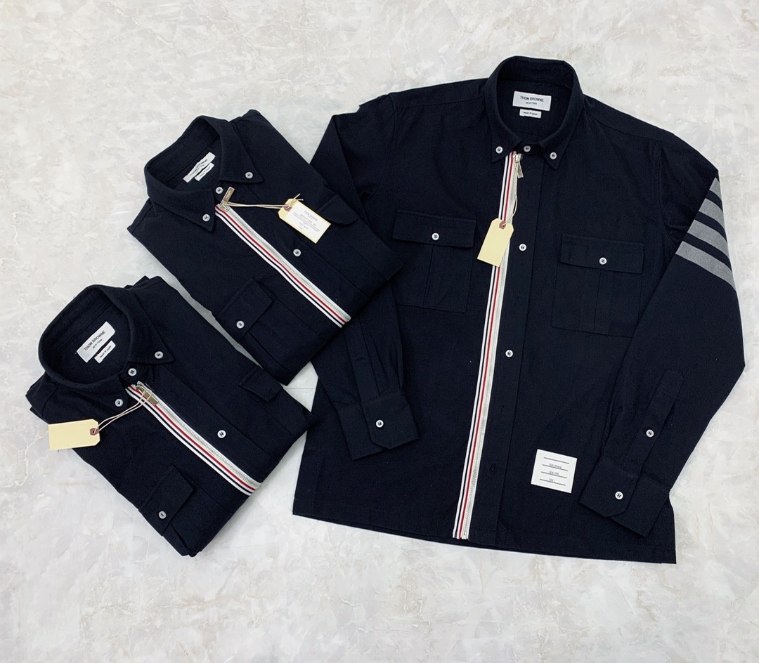 [TOM BROWNE -톰브라운 ] 톰브라운 사선완장 남성 셔츠