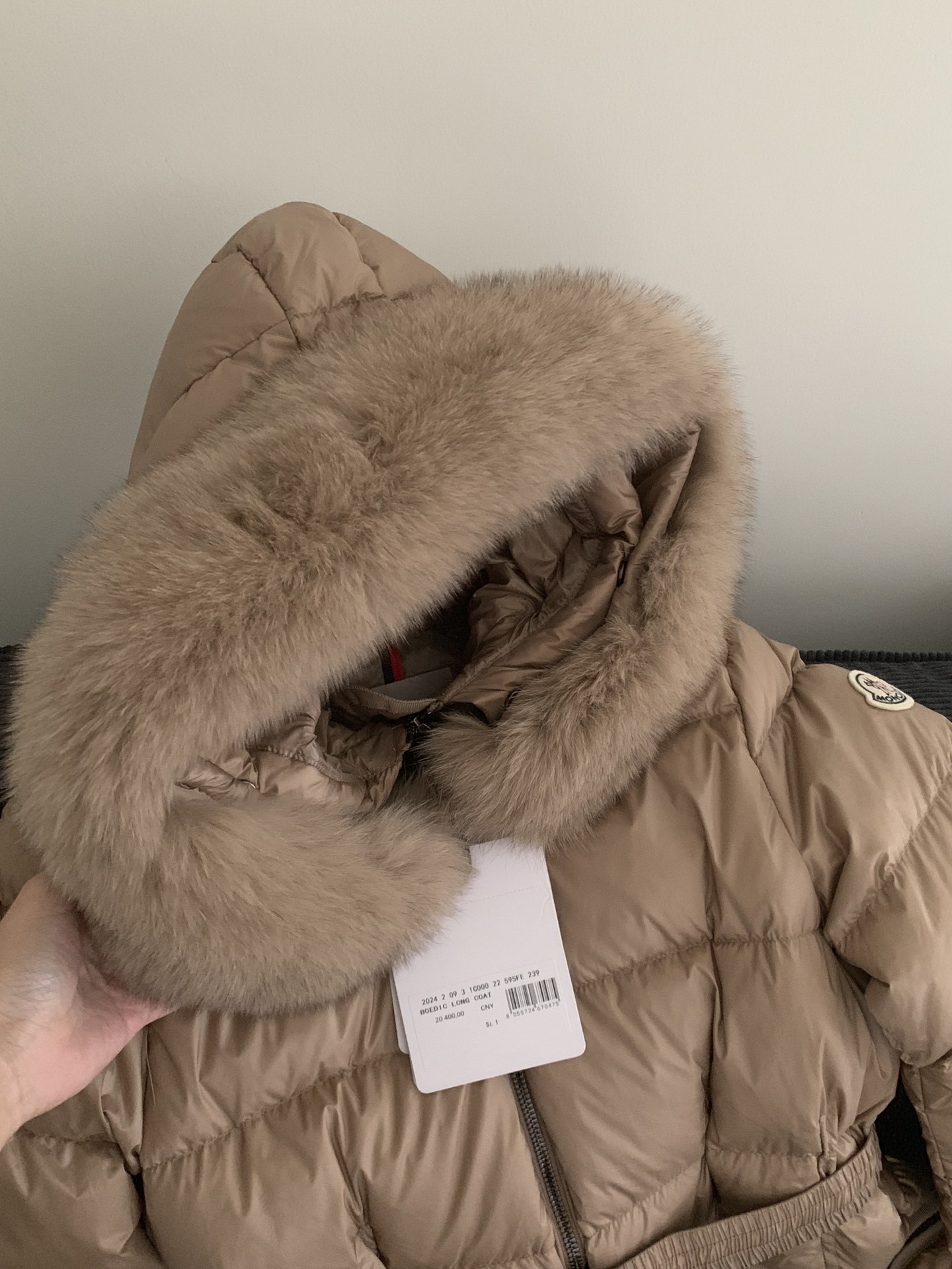 [MONCLER-몽클레어] 몽클레어 보에드 숏 패딩