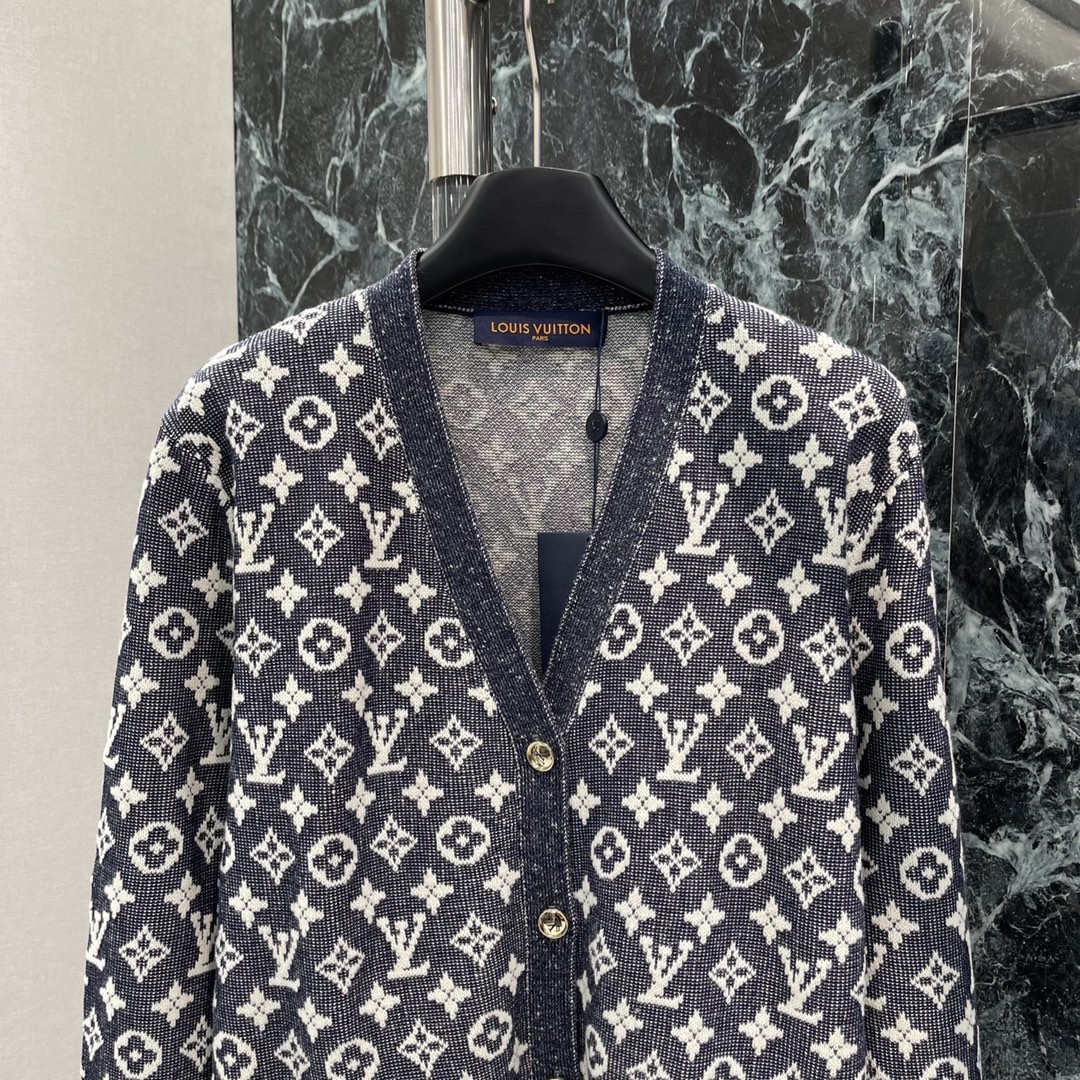 [LOUIS VUITTON-루이비통] 루이비통 모노그램 니트 가디건