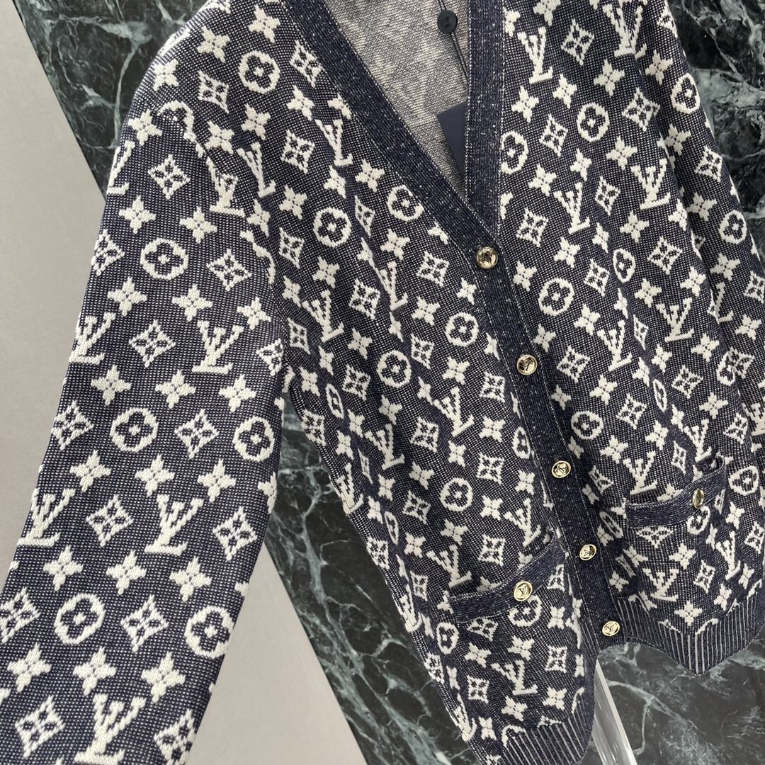 [LOUIS VUITTON-루이비통] 루이비통 모노그램 니트 가디건