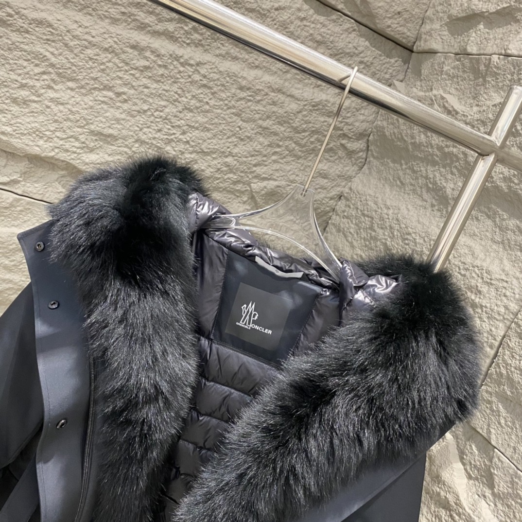 [MONCLER-몽클레어] 몽클레어 폭스퍼 패딩