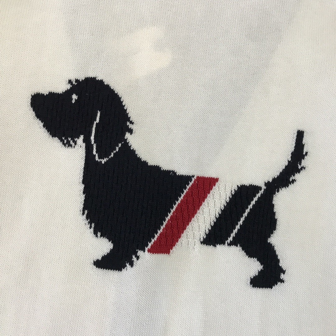 [TOM BROWNE -톰브라운 ] 톰브라운 헥터 인타르시아 가디건 여성