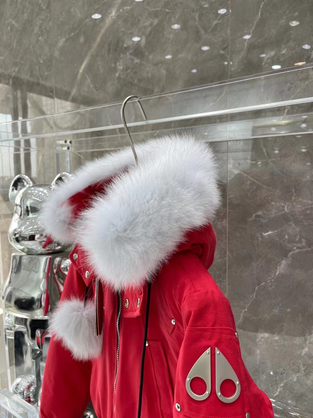 [Moose knuckles -무스너클 ] 무스너클 내추럴 봄버 패딩 재킷