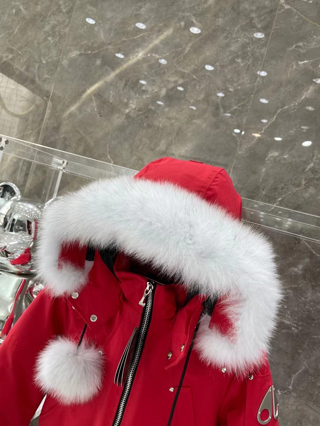 [Moose knuckles -무스너클 ] 무스너클 내추럴 봄버 패딩 재킷