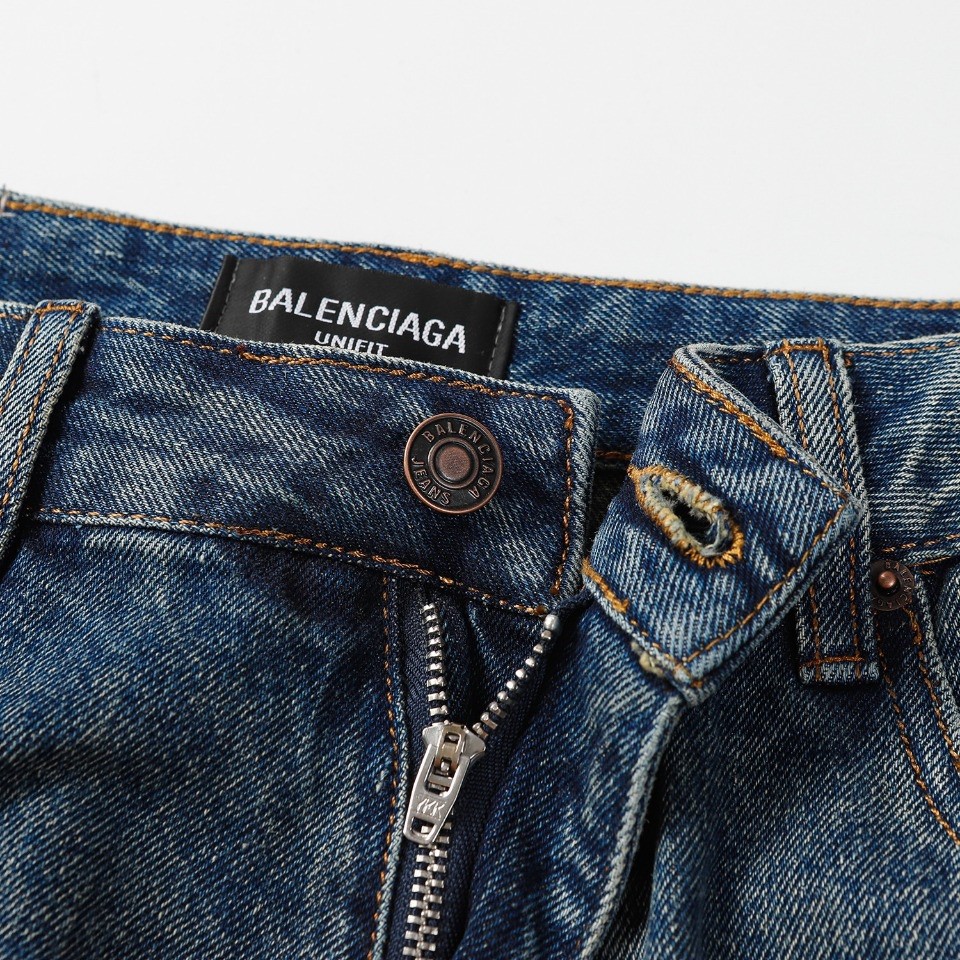 [BALENCIAGA-발렌시아가] 발렌시아가 틴 브러쉬 레귤러 카펜터 데님 팬츠