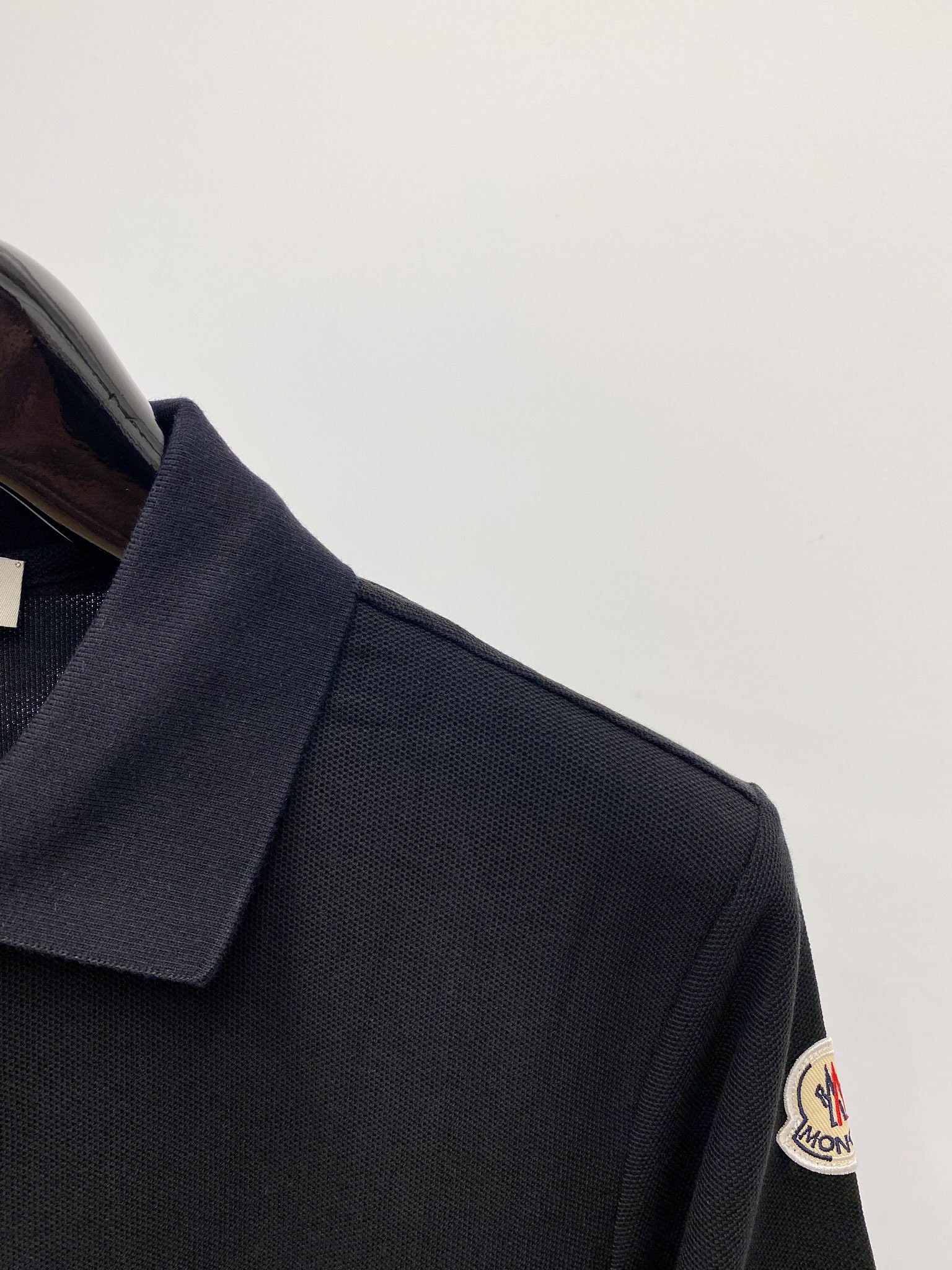 [MONCLER-몽클레어] 몽클레어 로고 패치 피케 셔츠