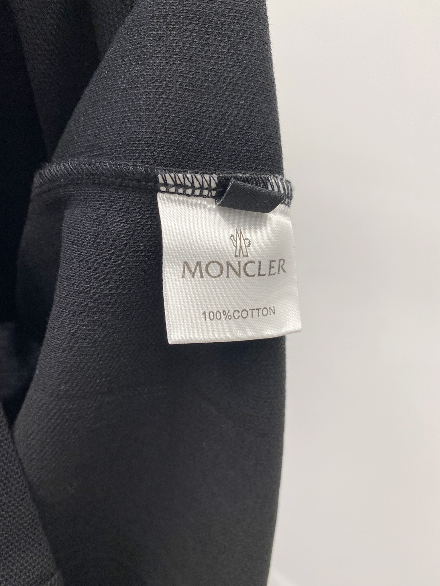 [MONCLER-몽클레어] 몽클레어 로고 패치 피케 셔츠