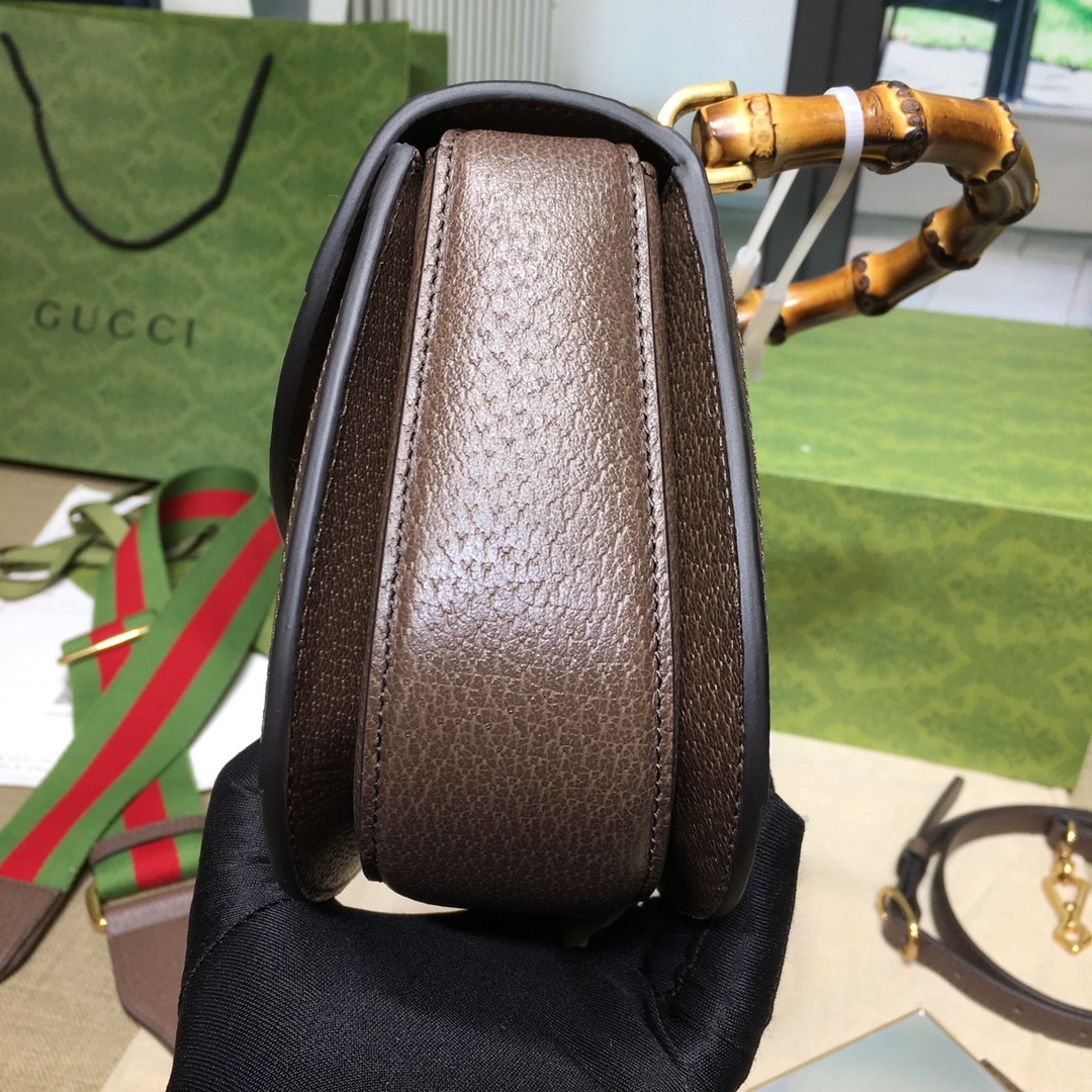 [DIOR-디올] 구찌 뱀부 1947 점보 GG 스몰 탑 핸들백