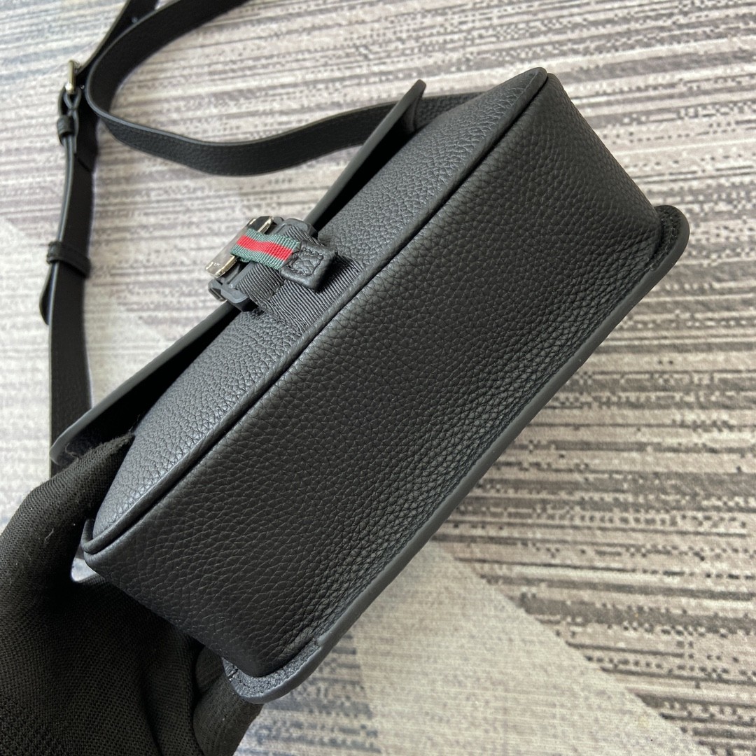 [GUCCI-구찌] 구찌 레더 모노그램  숄더백