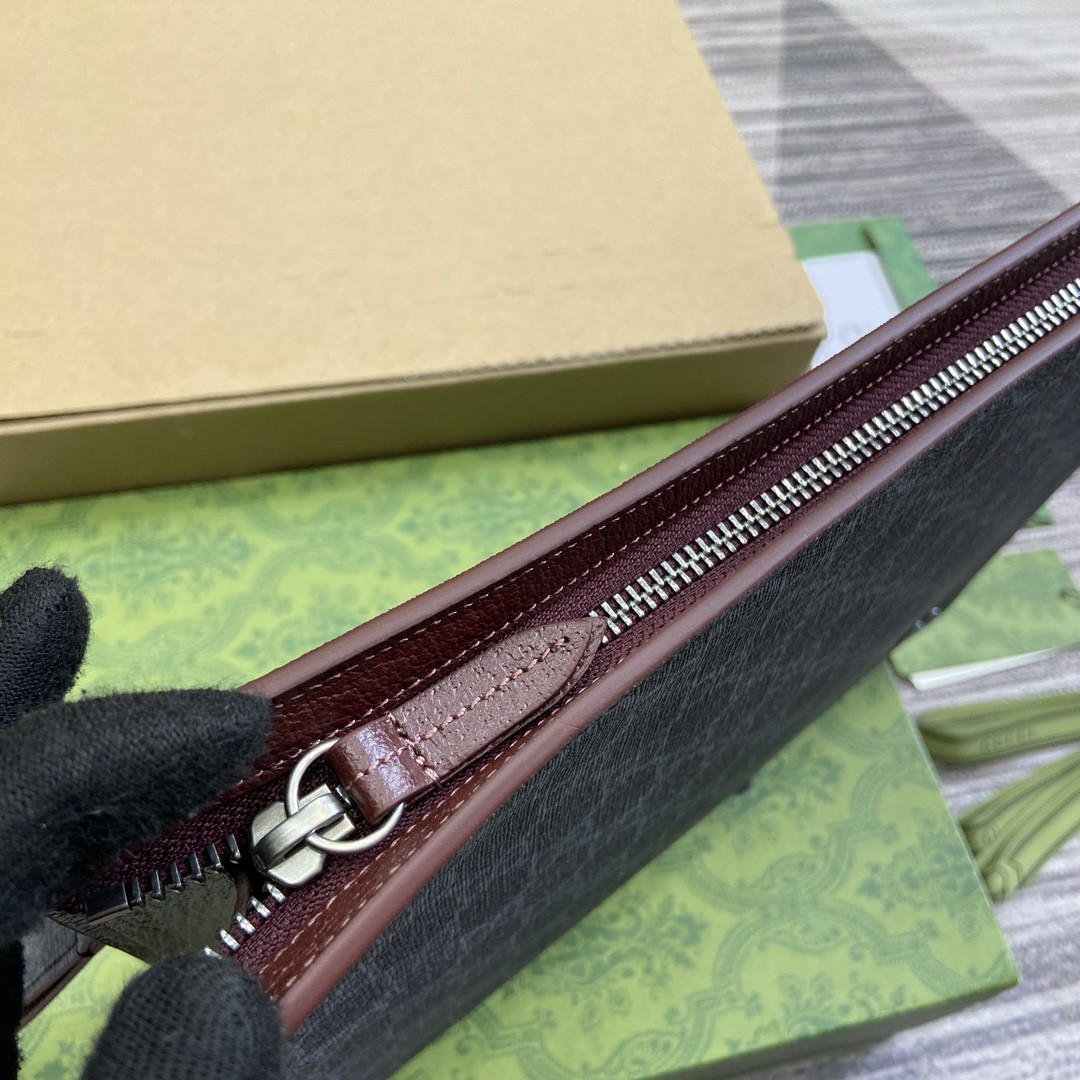 [CUCCI-구찌] 구찌 수프림 캔버스 킹스네이크 클러치백 768255