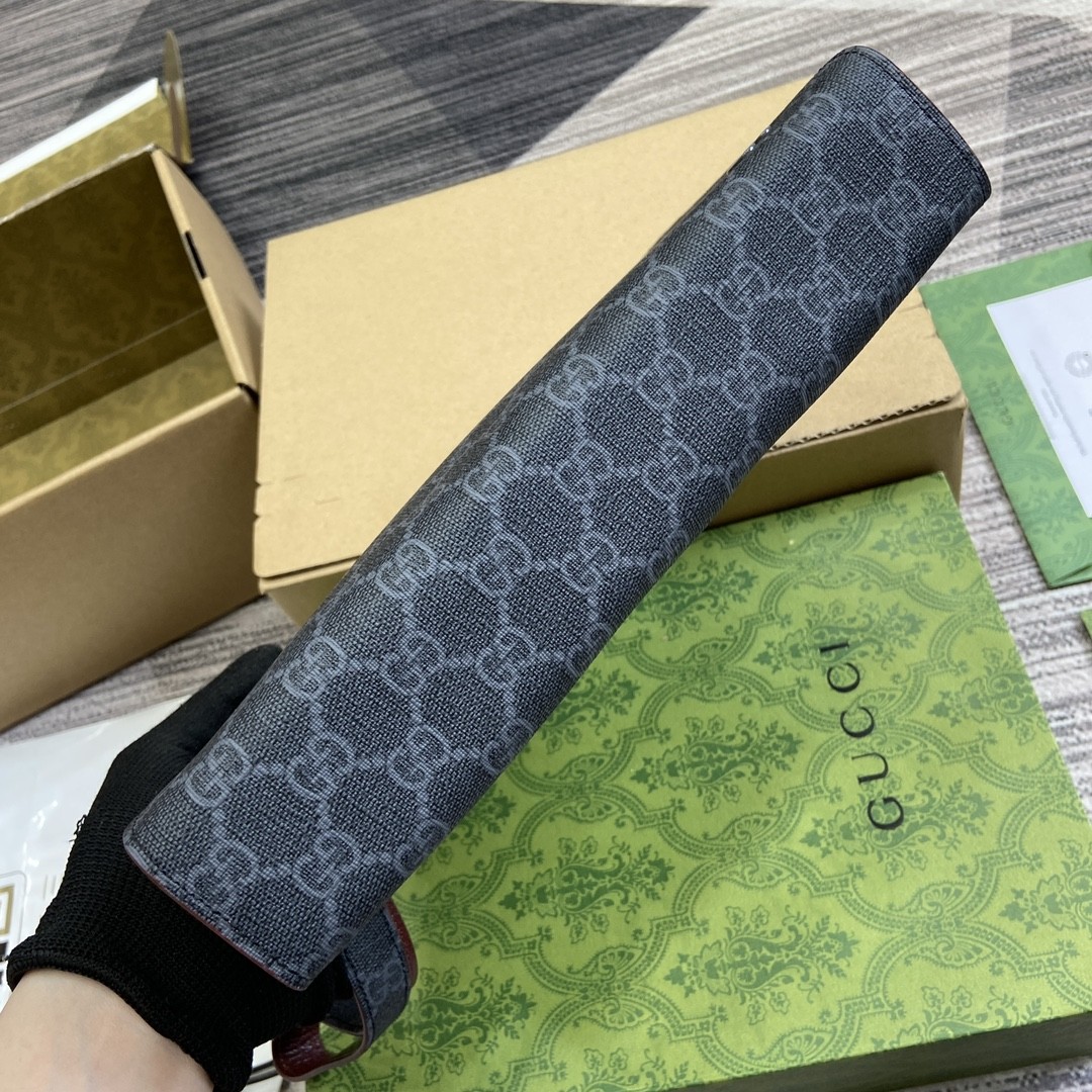 [CUCCI-구찌] 구찌 수프림 캔버스 킹스네이크 클러치백 768255