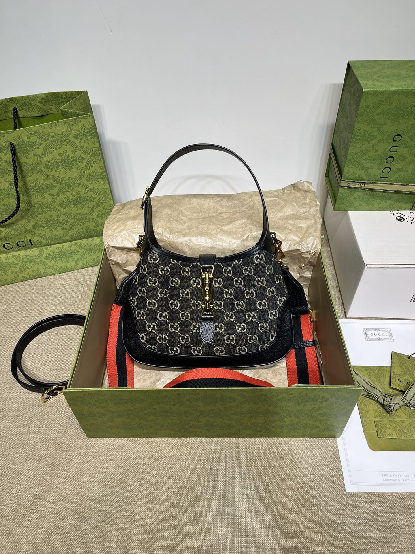 구찌 재키 1961 스몰 숄더백