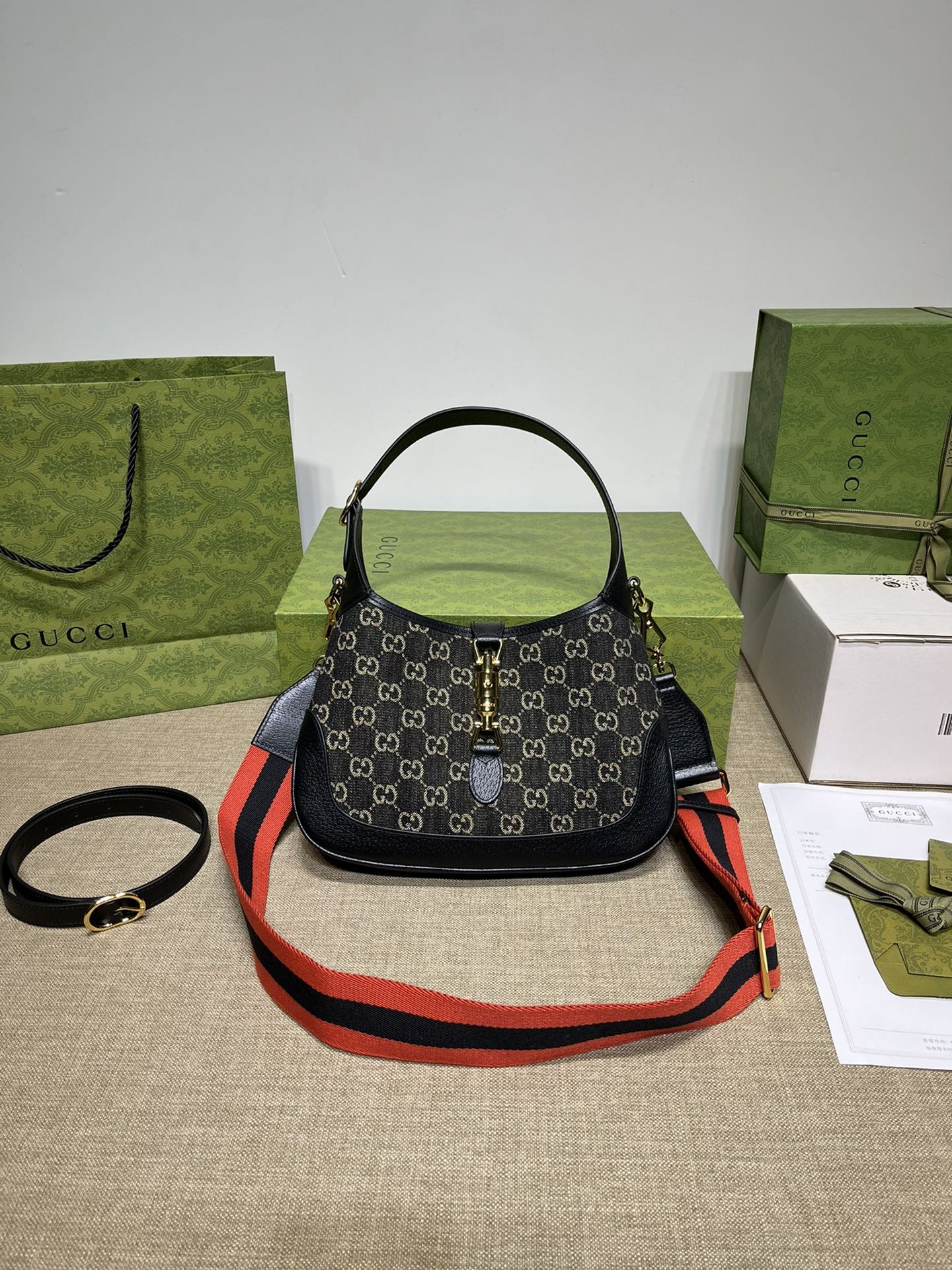 구찌 재키 1961 스몰 숄더백