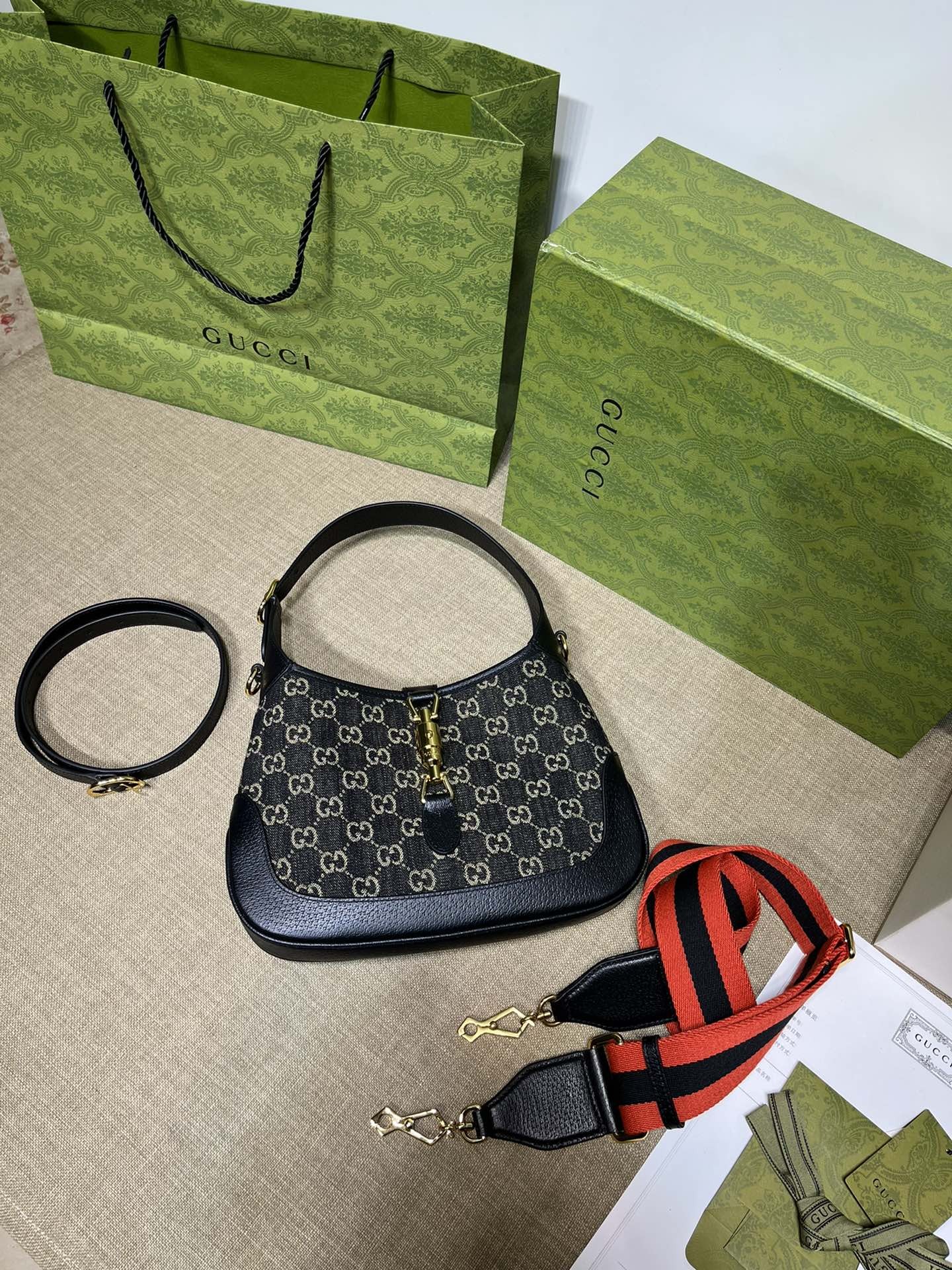 구찌 재키 1961 스몰 숄더백