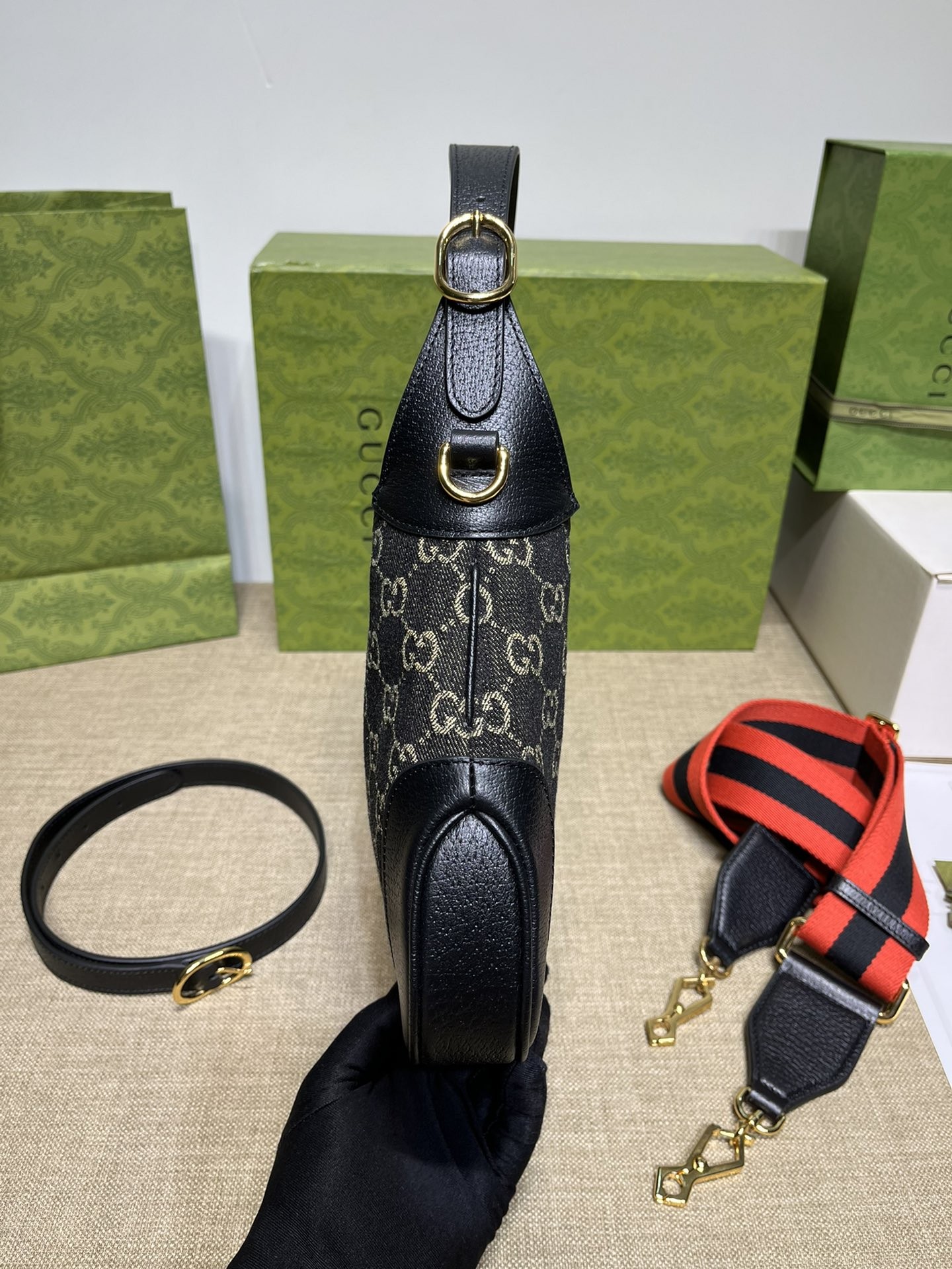 구찌 재키 1961 스몰 숄더백