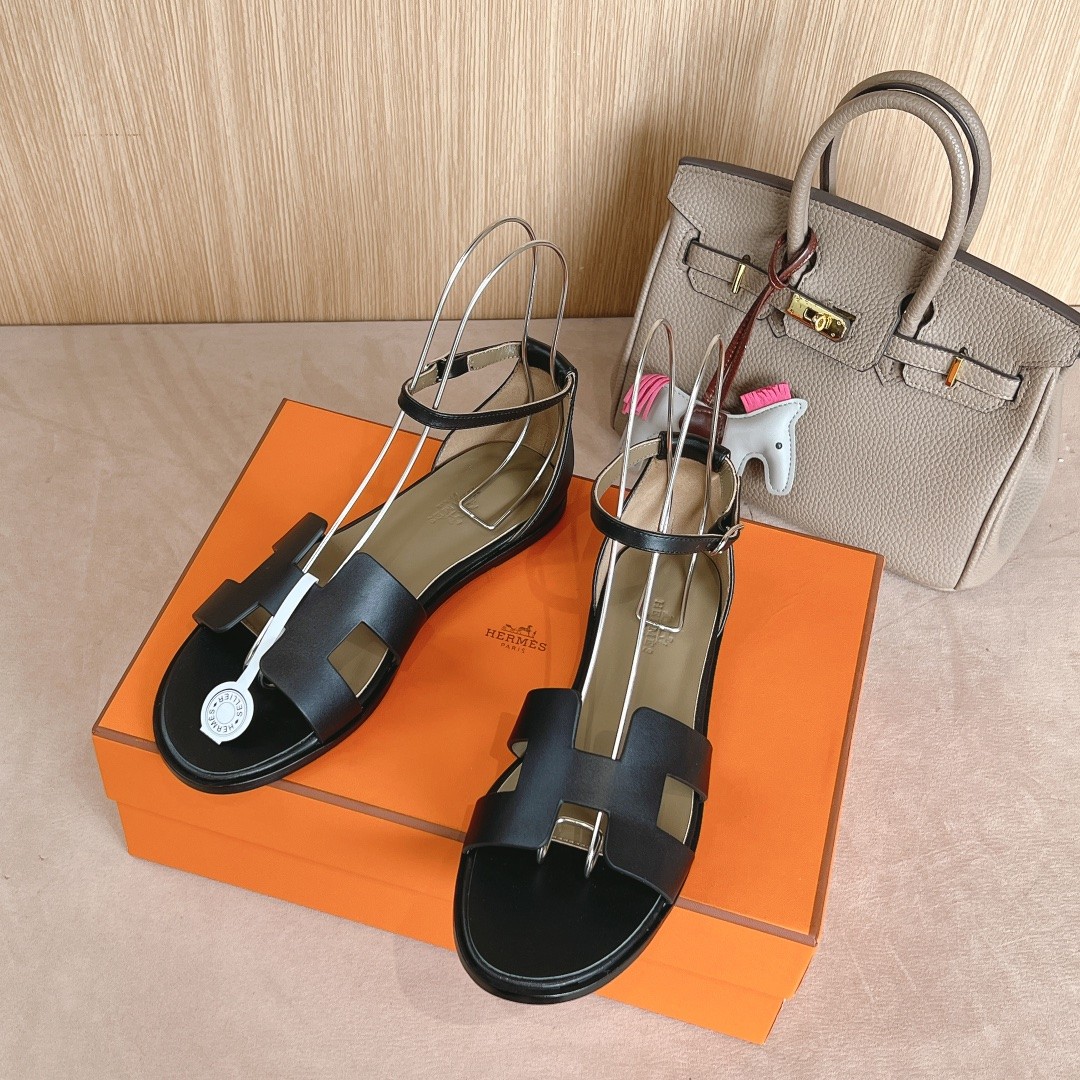[HERMES-에르메스]  에르메스  산토리니 샌들