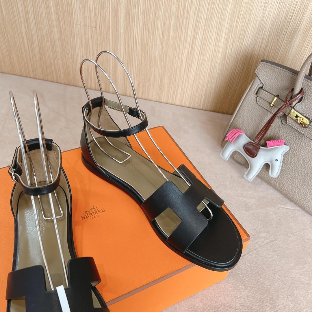 [HERMES-에르메스]  에르메스  산토리니 샌들