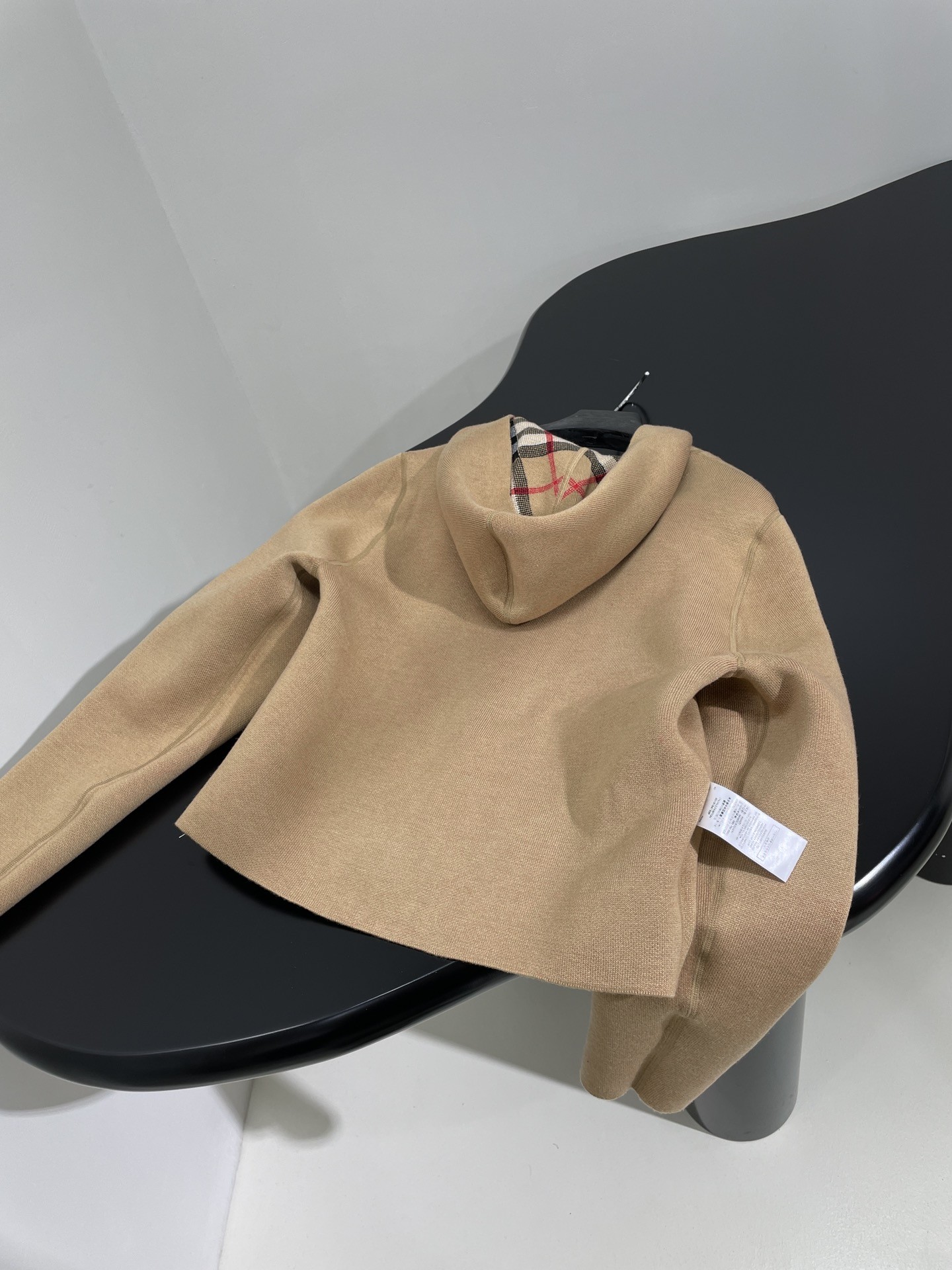 [BURBERRY-버버리] 버버리  체크무늬 후드 자켓