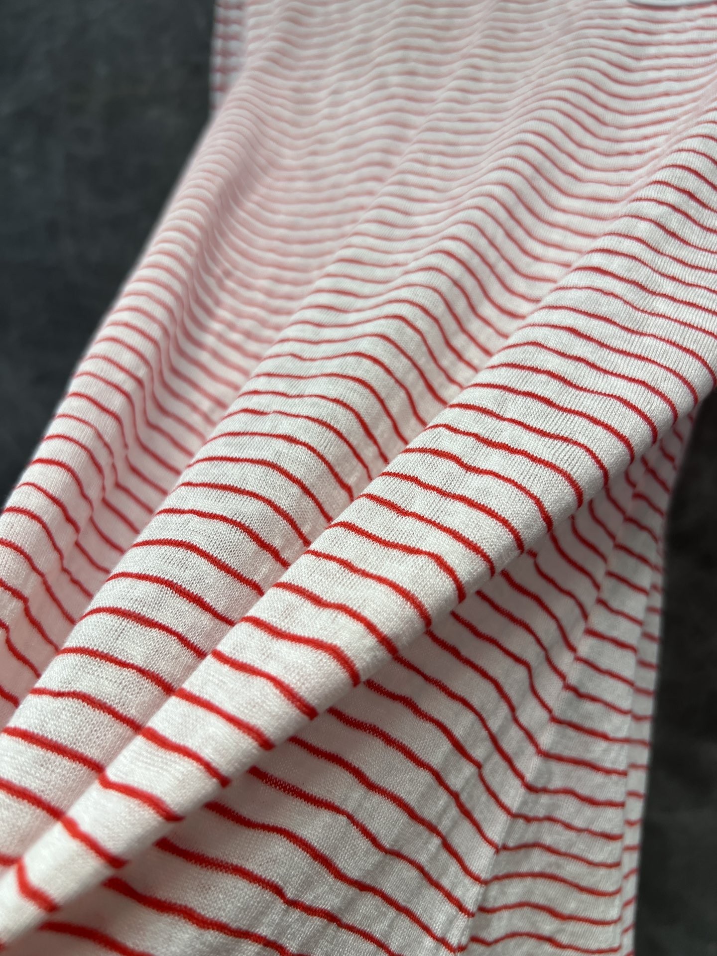 [MIUMIU-미우미우] 미우미우 스트라이프 티셔츠