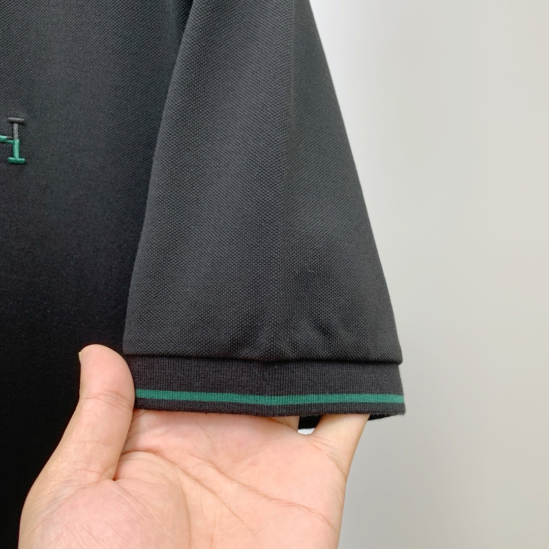 [HERMES -에르메스 ] 에르메스  H자수로고 카라 티