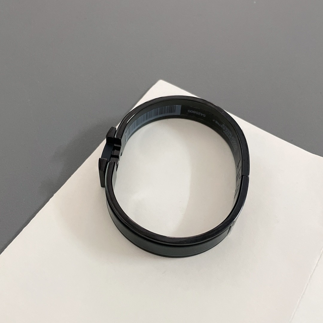 [HERMES-에르메스] 에르메스 클릭아슈 블랙 H팔찌