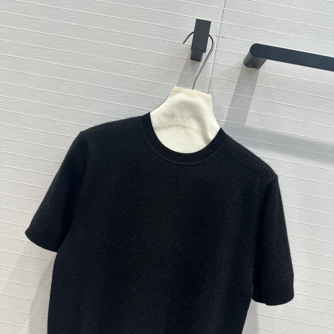 [HERMES-에르메스] 에르메스  반팔 니트 블랙