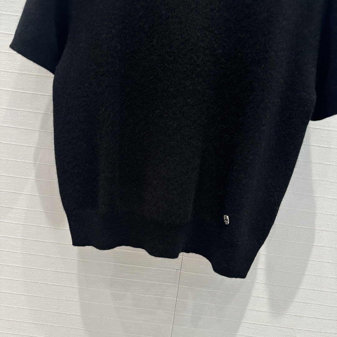 [HERMES-에르메스] 에르메스  반팔 니트 블랙