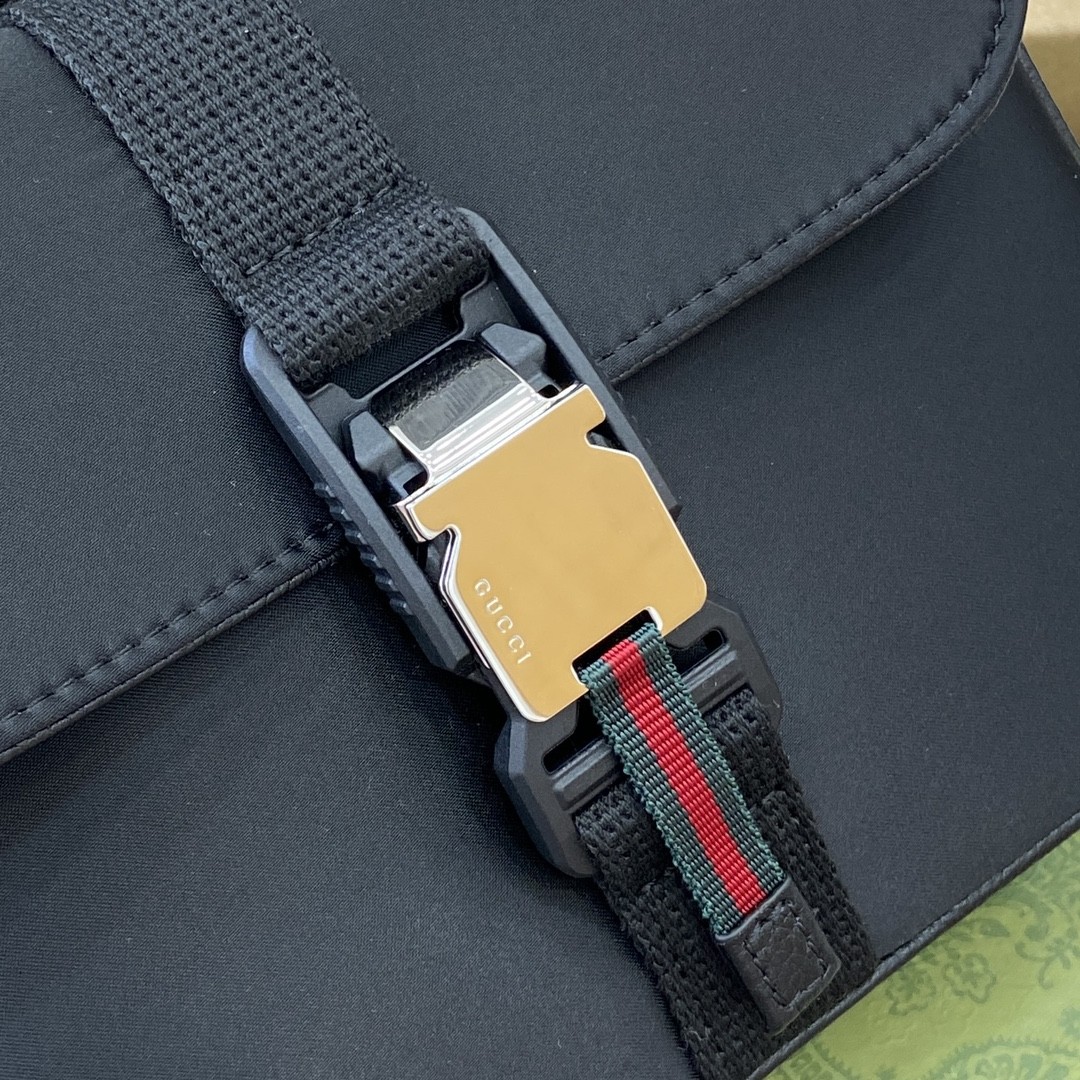 [GUCCI-구찌] 구찌 레더 모노그램 코팅캔버스 숄더백