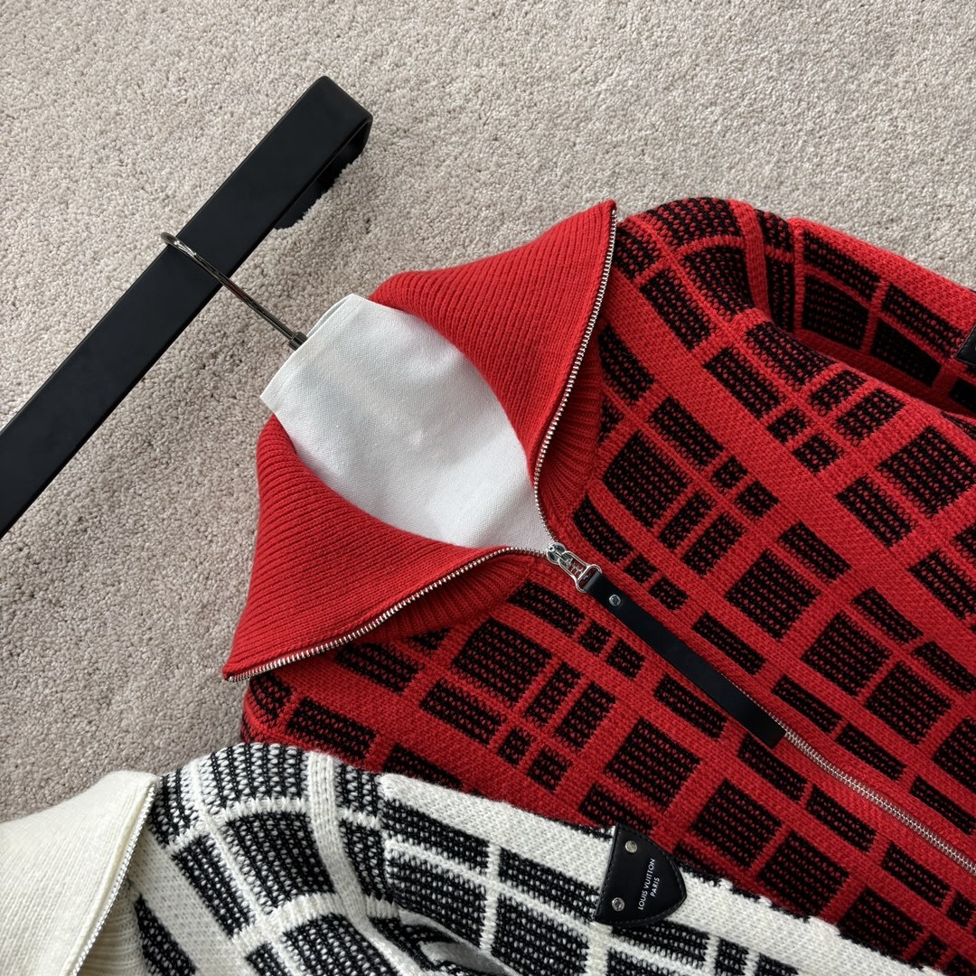 [LOUIS VUITTON-루이비통] 루이비통 니트 집업 자켓