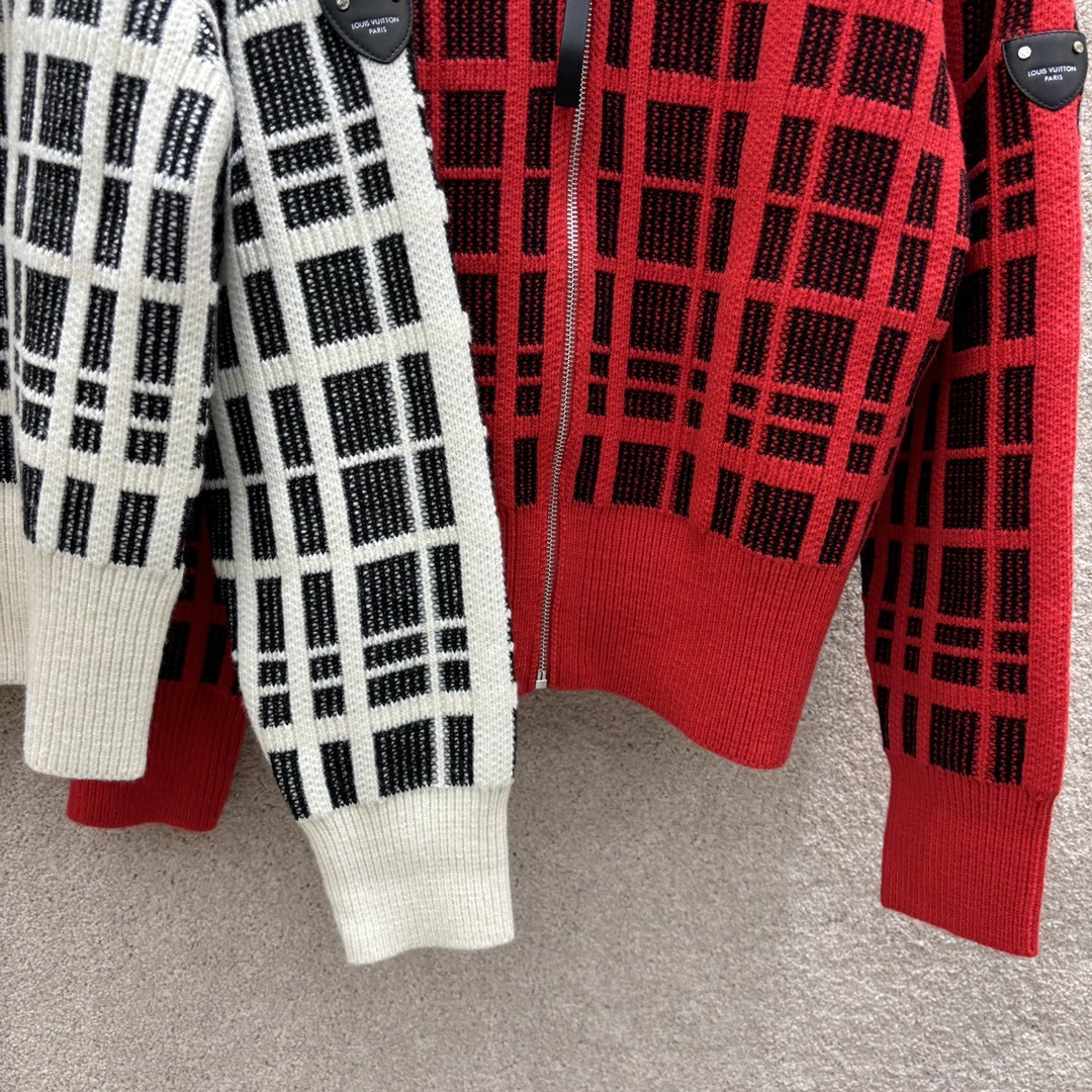 [LOUIS VUITTON-루이비통] 루이비통 니트 집업 자켓
