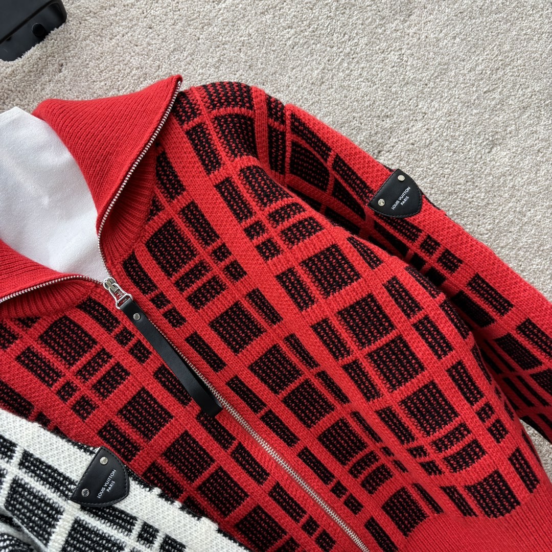 [LOUIS VUITTON-루이비통] 루이비통 니트 집업 자켓