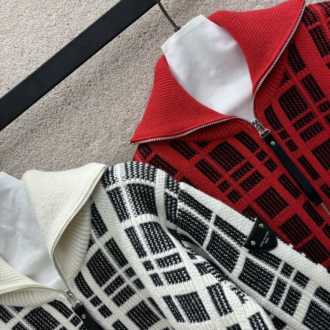 [LOUIS VUITTON-루이비통] 루이비통 니트 집업 자켓