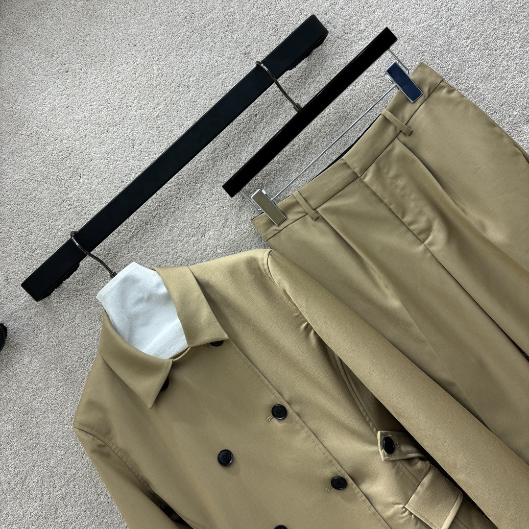 [BURBERRY-버버리] 버버리 트렌치 코트 여성 상하세트