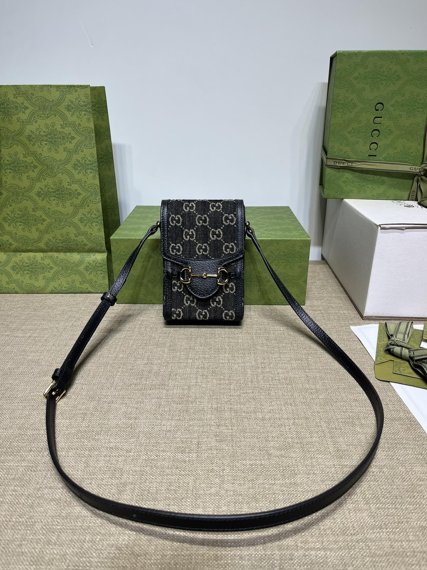 [CUCCI-구찌] 구찌 홀스빗 1955 미니백