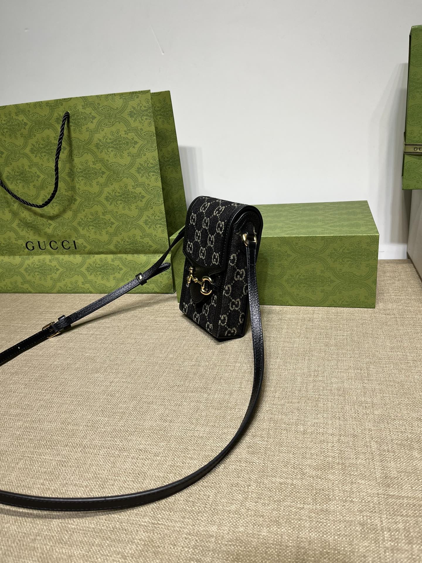 [CUCCI-구찌] 구찌 홀스빗 1955 미니백