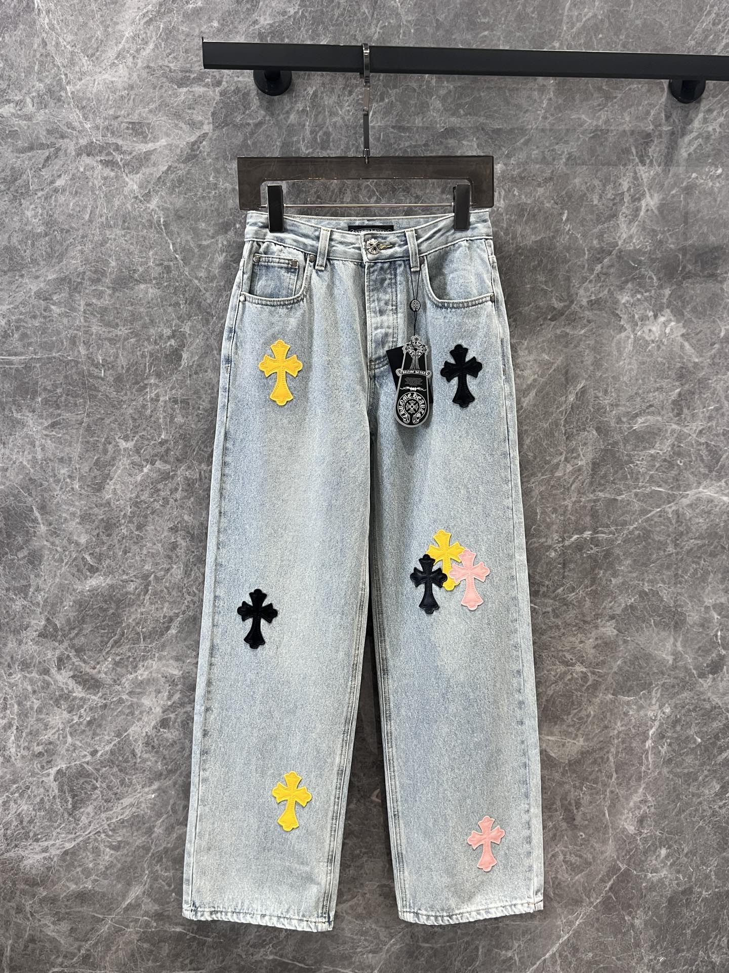 [CHROM HEARTS -크롬하츠] 크롬하츠 빈티지 스타일 청바지